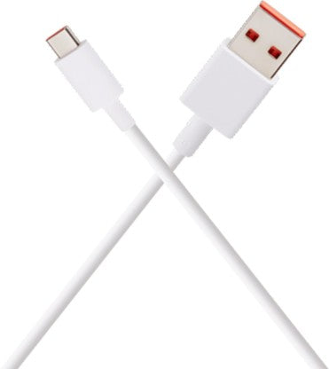 MI USB TYPE C CABLE 3 A 1 M 36828  (COMPATIBLE WITH MOBILE, WHITE, ONE CABLE)