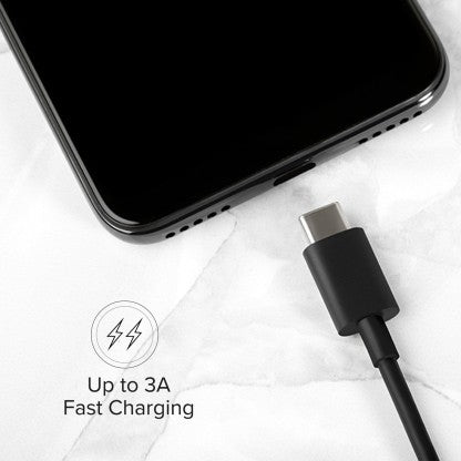 MI USB TYPE C CABLE 3 A 1 M 28356,USBC100T  (COMPATIBLE WITH MOBILE, BLACK, ONE CABLE)