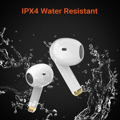 FIRE-BOLTT FIRE PODS NINJA G301 EARBUDS TWS HD CALLS, POWER BASS, IWP TECHNOLOGY BLUETOOTH HEADSET  (WHITE, TRUE WIRELESS)