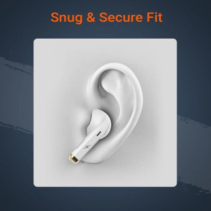 FIRE-BOLTT FIRE PODS NINJA G201 EARBUDS TWS IWP HD CALLS, QUICK CHARGE 24HRS PLAYBACK BLUETOOTH HEADSET  (WHITE, TRUE WIRELESS)