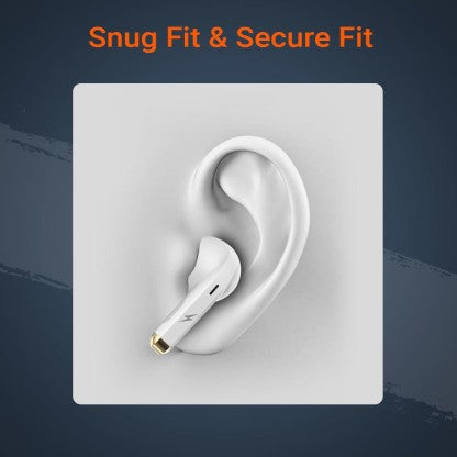 FIRE-BOLTT FIRE PODS NINJA G201 EARBUDS TWS IWP HD CALLS, QUICK CHARGE 24HRS PLAYBACK BLUETOOTH HEADSET  (WHITE, TRUE WIRELESS)