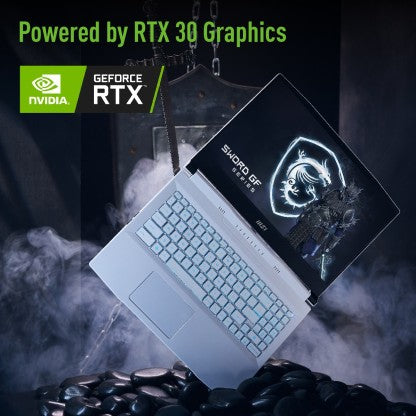 MSI SWORD 15 CORE I5 12TH GEN - (16 GB/512 GB SSD/WINDOWS 11 HOME/4 GB GRAPHICS/NVIDIA GEFORCE RTX 3050 TI/144 HZ) SWORD 15 A12UD-471IN GAMING LAPTOP  (15.6 INCH, WHITE, 2.25 KG)