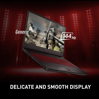 MSI BRAVO 15 RYZEN 5 HEXA CORE AMD R5-5600H - (8 GB/512 GB SSD/WINDOWS 11 HOME/4 GB GRAPHICS/AMD RADEON RX 5500M/144 HZ) BRAVO 15 B5DD-410IN GAMING LAPTOP  (15.6 INCH, BLACK, 2.35 KG KG)[Like New]