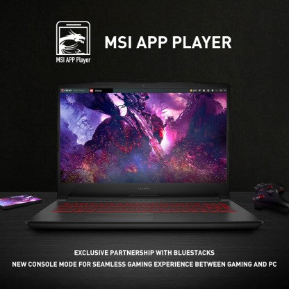 MSI BRAVO 15 RYZEN 5 HEXA CORE AMD R5-5600H - (8 GB/512 GB SSD/WINDOWS 11 HOME/4 GB GRAPHICS/AMD RADEON RX 5500M/144 HZ) BRAVO 15 B5DD-410IN GAMING LAPTOP  (15.6 INCH, BLACK, 2.35 KG KG)