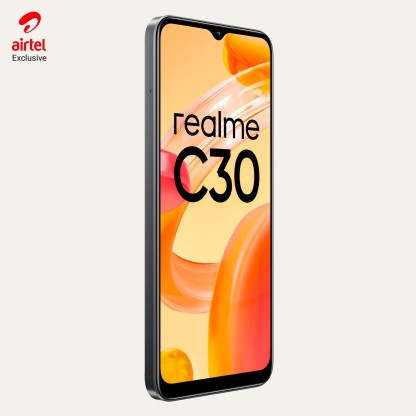 REALME C30 - LOCKED WITH AIRTEL PREPAID (DENIM BLACK, 32 GB)  (2 GB RAM)