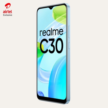 REALME C30 LOCKED WITH AIRTEL PREPAID (LAKE BLUE, 32 GB)  (3 GB RAM) [Like New]