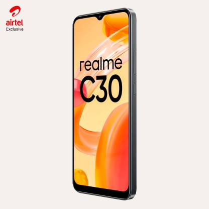 REALME C30 - LOCKED WITH AIRTEL PREPAID (DENIM BLACK, 32 GB)  (2 GB RAM)