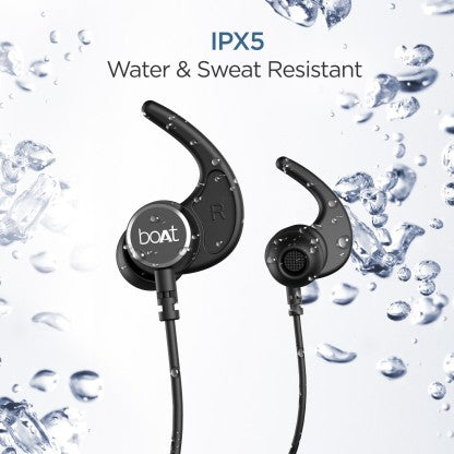BOAT ROCKERZ 235V2/238 WITH ASAP CHARGE AND UPTO 8 HOURS PLAYBACK BLUETOOTH HEADSET  (CHARCOAL BLACK, IN THE EAR) [Like New]
