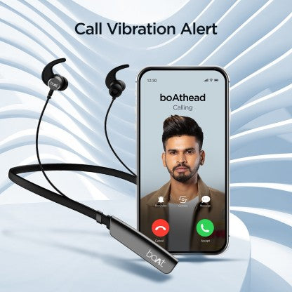 BOAT ROCKERZ 235V2/238 WITH ASAP CHARGE AND UPTO 8 HOURS PLAYBACK BLUETOOTH HEADSET  (CHARCOAL BLACK, IN THE EAR) [Like New]
