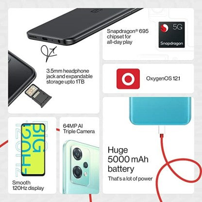 ONEPLUS NORD CE 2 LITE 5G (BLUE TIDE, 128 GB)  (6 GB RAM)