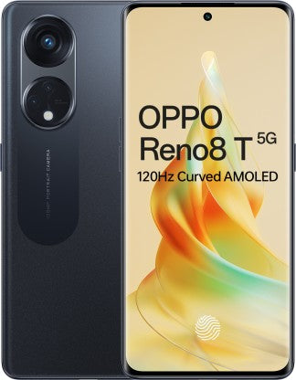 OPPO RENO8T 5G (MIDNIGHT BLACK, 128 GB)  (8 GB RAM)
