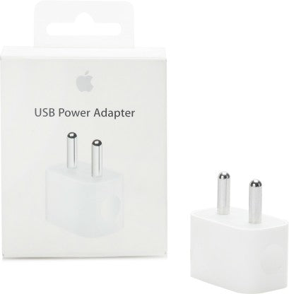APPLE 5 W QUICK CHARGE 1 A MOBILE ML8M2HN/A CHARGER  (WHITE)