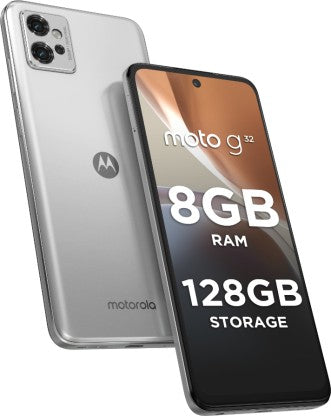 MOTOROLA G32 (SATIN SILVER, 128 GB)  (8 GB RAM)