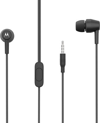 MOTOROLA PACE 200 (SH047) WIRED HEADSET  (BLACK, IN THE EAR) [Like New]