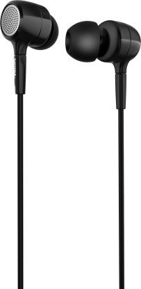 PHILIPS SHE1515BK/94/IN-SHE1515BK/94 WIRED HEADSET  (BLACK, IN THE EAR)