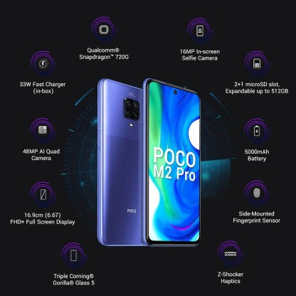 POCO M2 Pro (Out of the Blue, 64 GB)  (4 GB RAM)