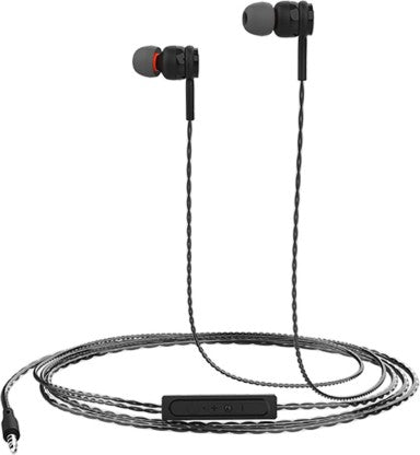 PORTRONICS POR-1025 CONCH GAMA WIRED HEADSET  (BLACK, IN THE EAR) [Like New]