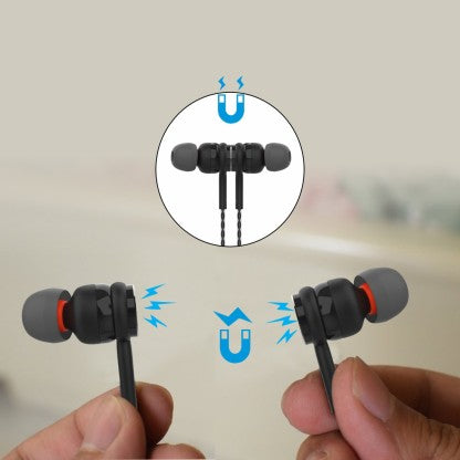 PORTRONICS POR-1025 CONCH GAMA WIRED HEADSET  (BLACK, IN THE EAR) [Like New]