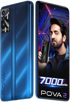 TECNO POVA 2 (ENERGY BLUE, 64 GB)  (4 GB RAM) [Like New]