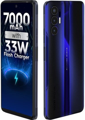 TECNO POVA 3 (ELECTRIC BLUE, 64 GB)  (4 GB RAM) [Like New]
