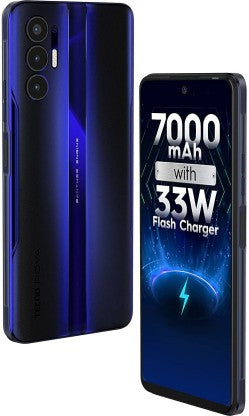 TECNO POVA 3 (ELECTRIC BLUE, 64 GB)  (4 GB RAM) [Like New]