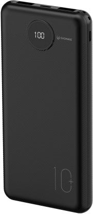 GIONEE 10000 MAH POWER BANK (18 W, FAST CHARGING)  (BLACK, LITHIUM POLYMER)[Like New]
