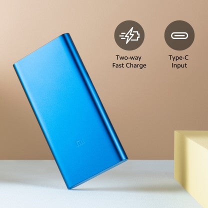 MI 3I 10000 MAH POWER BANK (FAST CHARGING, 18W)  (BLUE, LITHIUM POLYMER)