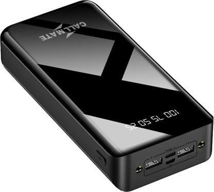CALLMATE 30000 MAH POWER BANK (15 W, FAST CHARGING)  (BLACK, LITHIUM POLYMER)