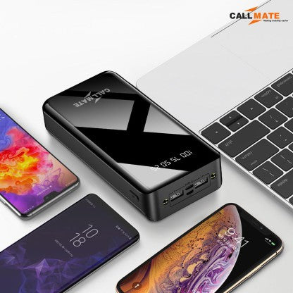 CALLMATE 30000 MAH POWER BANK (15 W, FAST CHARGING)  (BLACK, LITHIUM POLYMER)