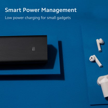 MI 30000 MAH POWER BANK (18 W, FAST CHARGING, POWER DELIVERY 3.0)  (BLACK, LITHIUM POLYMER)