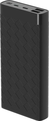 GIONEE 20000 MAH POWER BANK (15 W, FAST CHARGING)  (BLACK, LITHIUM POLYMER)
