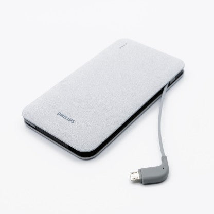 PHILIPS 5000 MAH POWER BANK  (GREY, LITHIUM POLYMER)