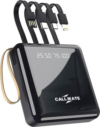 CALLMATE 10000 MAH POWER BANK (15 W, FAST CHARGING)  (BLACK, LITHIUM POLYMER)