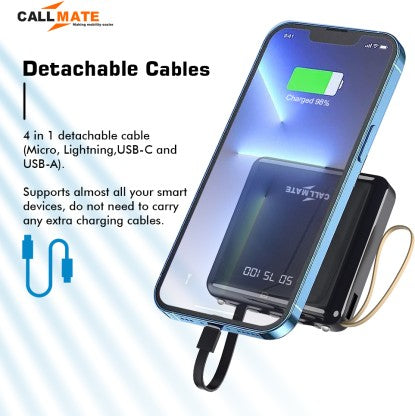 CALLMATE 10000 MAH POWER BANK (15 W, FAST CHARGING)  (BLACK, LITHIUM POLYMER)