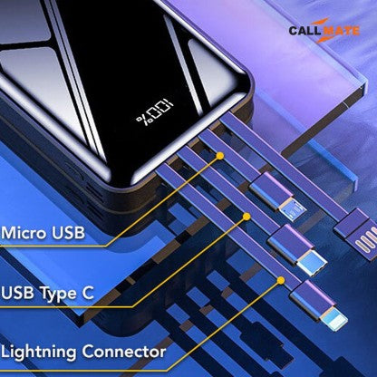 CALLMATE 10000 MAH POWER BANK (15 W, FAST CHARGING)  (BLACK, LITHIUM POLYMER)