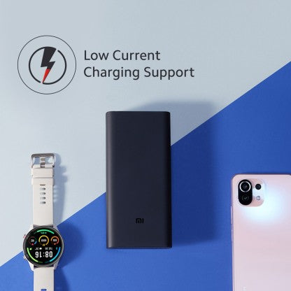 MI 20000 MAH POWER BANK (50 W, FAST CHARGING, POWER DELIVERY 3.0)  (BLACK, LITHIUM POLYMER)