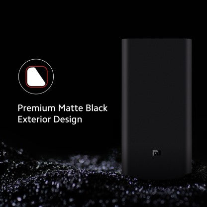 MI 20000 MAH POWER BANK (50 W, FAST CHARGING, POWER DELIVERY 3.0)  (BLACK, LITHIUM POLYMER)