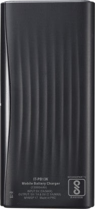 INTEX 13000 MAH POWER BANK (10 W, FAST CHARGING)  (BLACK, LITHIUM-ION)