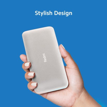 REDMI 10000 MAH POWER BANK (10 W, FAST CHARGING)  (WHITE, LITHIUM POLYMER)