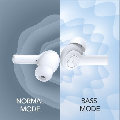 SOUNDCORE BY ANKER R100 FAST CHARGING TWS WITH 25 HOURS PLAYTIME BLUETOOTH HEADSET  (WHITE, TRUE WIRELESS) [Like New]