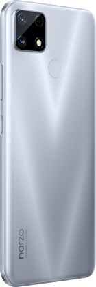 REALME NARZO 20 (GLORY SILVER, 64 GB)  (4 GB RAM)