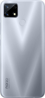 REALME NARZO 20 (GLORY SILVER, 64 GB)  (4 GB RAM)