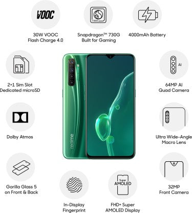 realme X2 (Pearl Green, 128 GB)  (8 GB RAM)