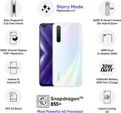 [Like New] REALME X3 (ARCTIC WHITE, 128 GB)  (8 GB RAM)
