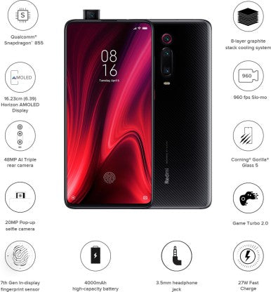 Redmi K20 Pro (Carbon Black, 256 GB)  (8 GB RAM)