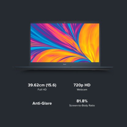 REDMIBOOK PRO CORE I5 11TH GEN - (8 GB/512 GB SSD/WINDOWS 11 HOME) THIN AND LIGHT LAPTOP  (15.6 INCH, CHARCOAL GRAY, 1.8 KG, WITH MS OFFICE)