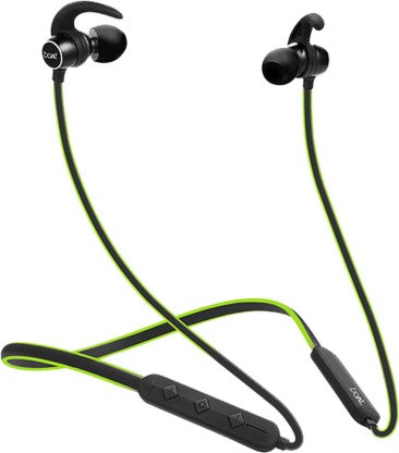 BOAT ROCKERZ 255F BLUETOOTH HEADSET  (NEON, IN THE EAR)
