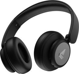 BOAT ROCKERZ 450 PRO WITH UPTO 70 HOURS PLAYBACK BLUETOOTH HEADSET  (LUSCIOUS BLACK, ON THE EAR)