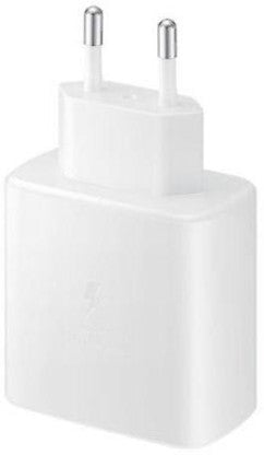 SAMSUNG 45 W QUICK CHARGE 3 A MULTIPORT MOBILE ORIGINAL EP-TA845XWNGIN 45 W CHARGER WITH DETACHABLE CABLE  (WHITE, CABLE INCLUDED)