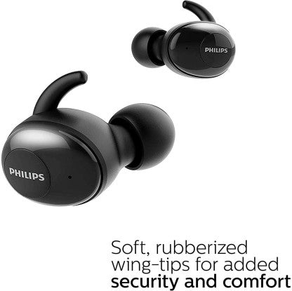 PHILIPS TWS SHB2515 TRUE WIRELESS EARBUDS WITH 110+ HR PLAYTIME, VOICE ASSISTANT BLUETOOTH HEADSET  (BLACK, TRUE WIRELESS)